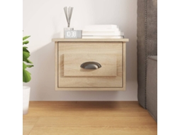 Vidaxl Mesa De Cabeceira De Parede 41,5x36x28 Cm Carvalho Sonoma