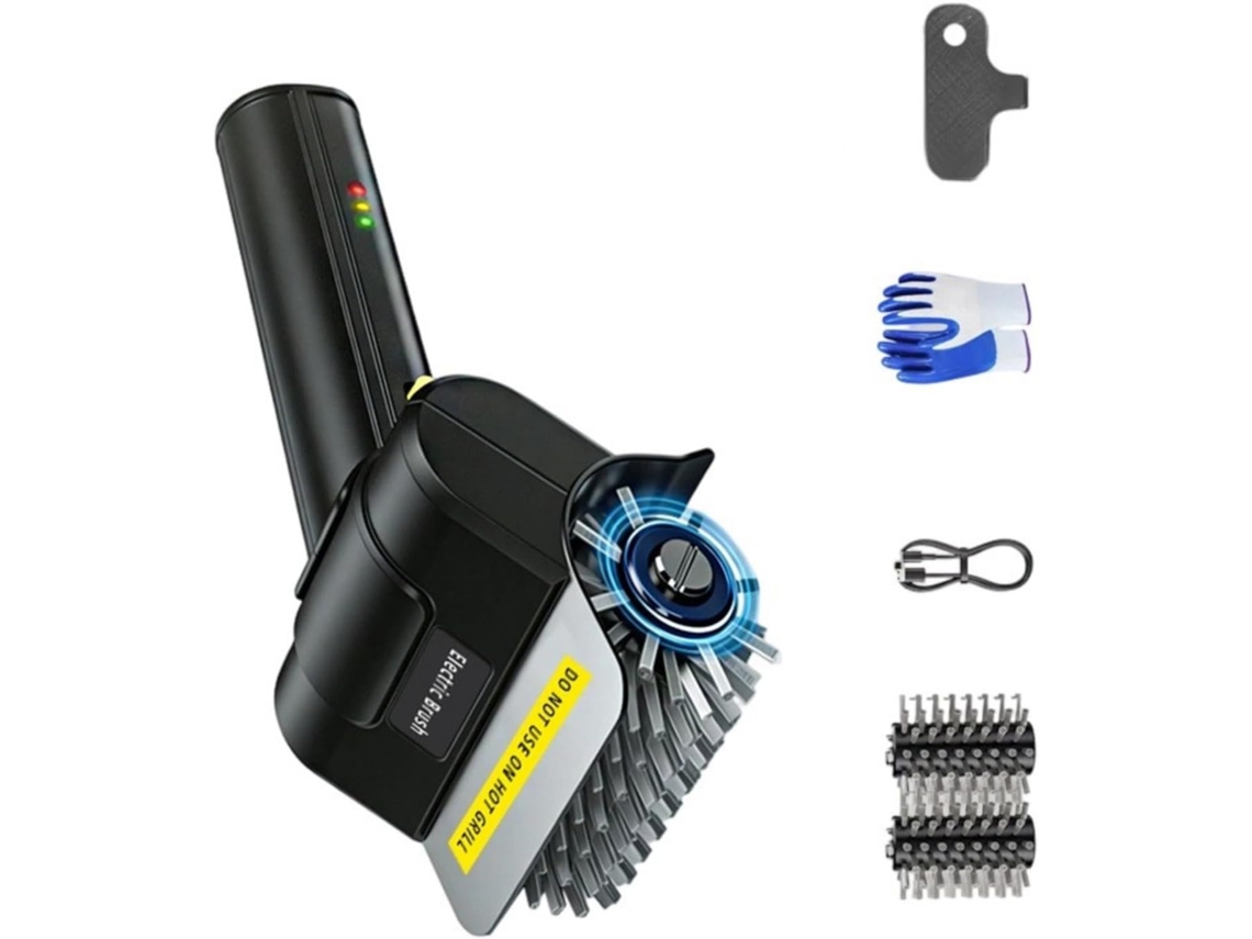 Escova Elétrica Rotativa para Grelha, Recarregável AQUAFORGE