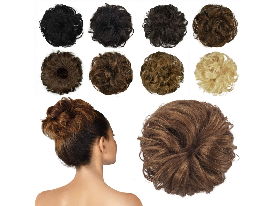 Extensão De Cabelo Humano 100, Rabo De Cavalo Bagunçado, Acessório Para Cabelo Encaracolado Com Grampinho, Chignon, Extensão Para Rabo De Cavalo, Ace