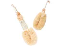 Conjunto De 2 Escovas Esfoliantes Corporais Fibra Sisal Natural, Escovas Secas Para Mulheres, Escovas De Banho