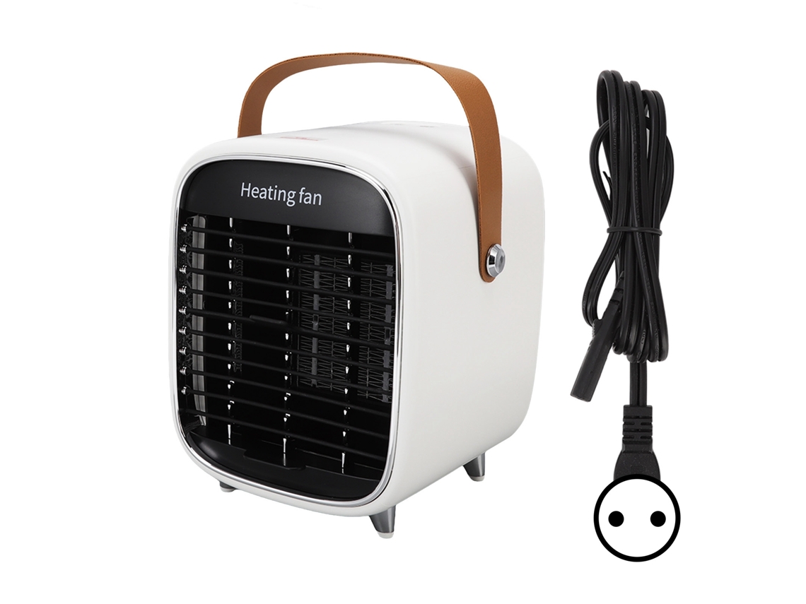 Aquecedor Elétrico Portátil 220V com Proteção contra Superaquecimento Branco | S/MARCA