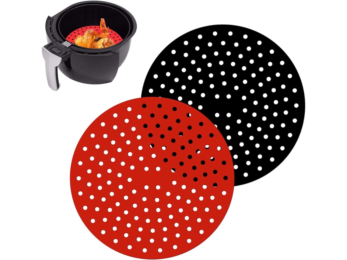 Revestimento Antiaderente Para Fritadeira A Ar, Acessórios Para Fritadeira A Ar, 2 Peças 8 I, Zqkla