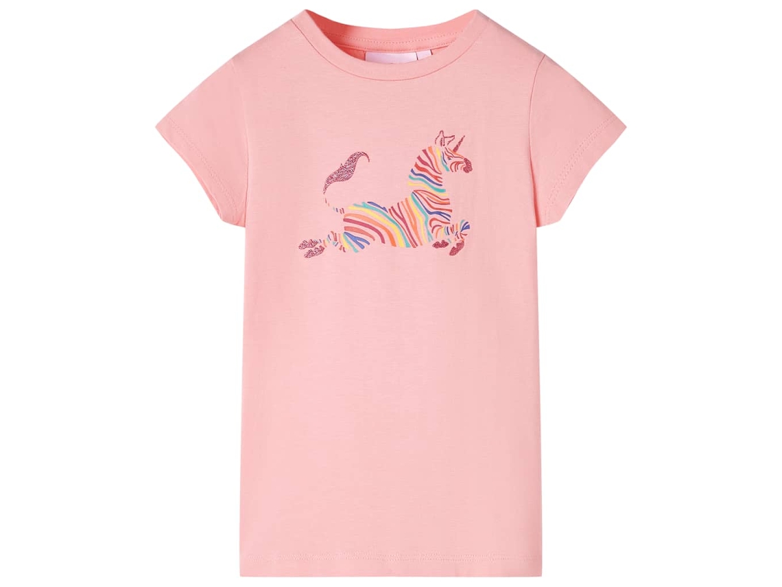 T-shirt De Criança Rosa 104
