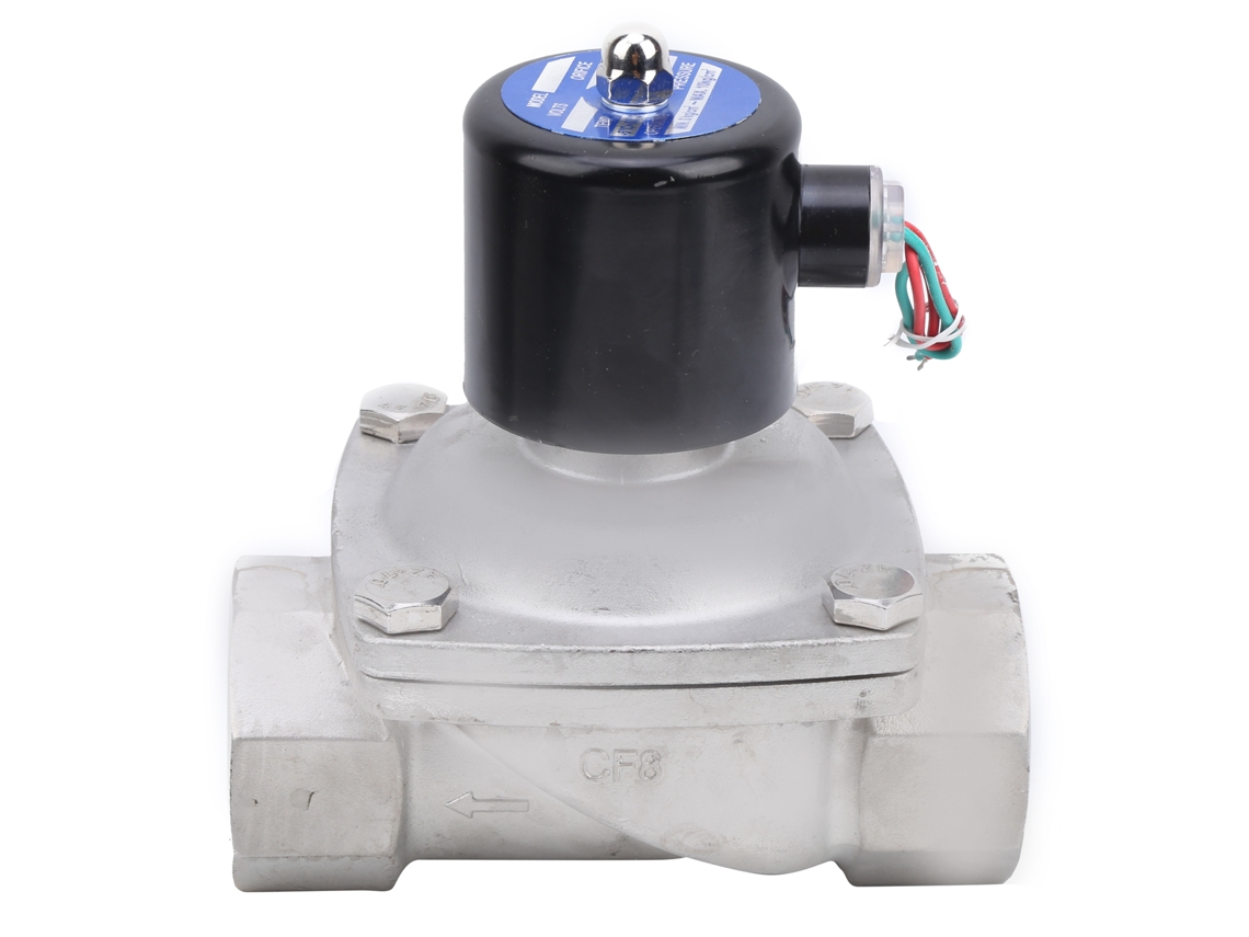 Válvula Solenóide Elétrica De Aço Inoxidável (controle De Água, Controle De Ar)