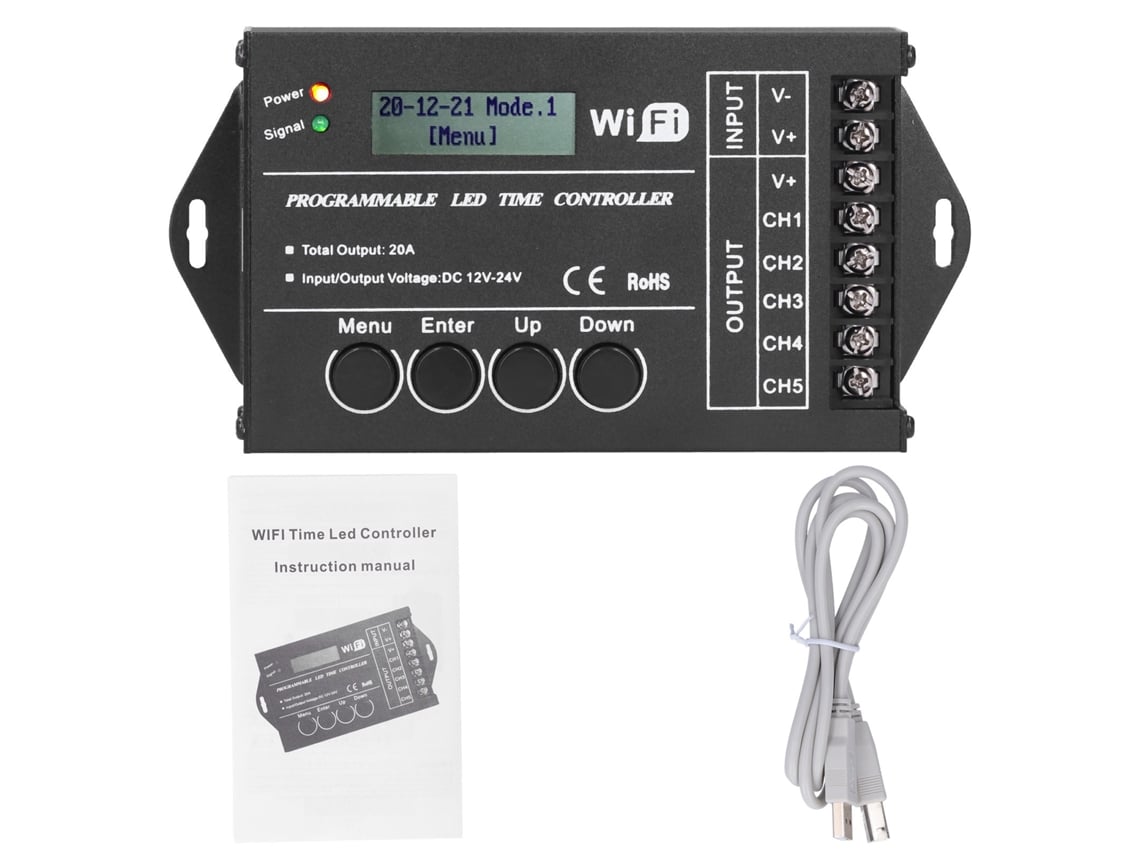 2026 controlador de Luz Led Wifi Programável com Temporizador Multifuncional Interruptor de Lâmpada