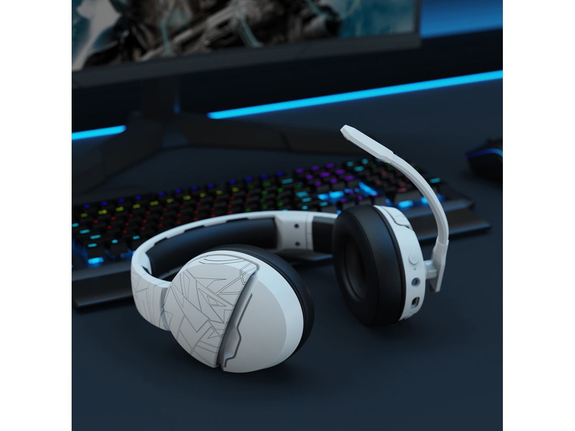 Fone de Ouvido Gaming Headset Nubwo G08 sem fio para PS5, PS4, PC, Laptop EOOCOO