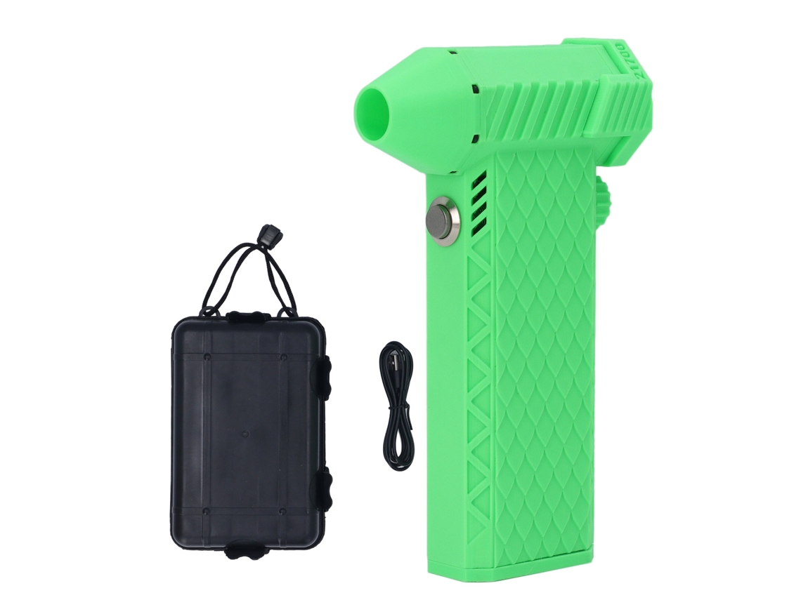 Aspirador Sem Fio Jet Fan 25m/s 110000rpm Verde