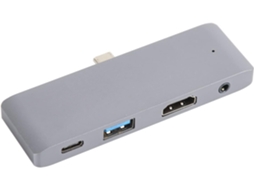 Hub Usb-c Com 4 Portas Usb 3.0 E Carregamento Rápido Para Os X Pro,