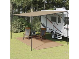 Vidaxl Tapete De Campismo Para Tenda 250x400 Cm Cinzento-acastanhado