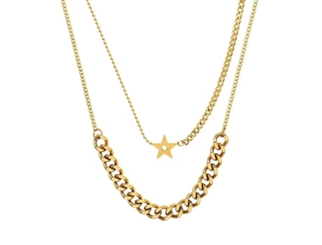 Colar de Camadas Banhado a Ouro You Shine