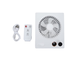 Vents Table Ultra Fino Bateria Portátil Plegable Branco
