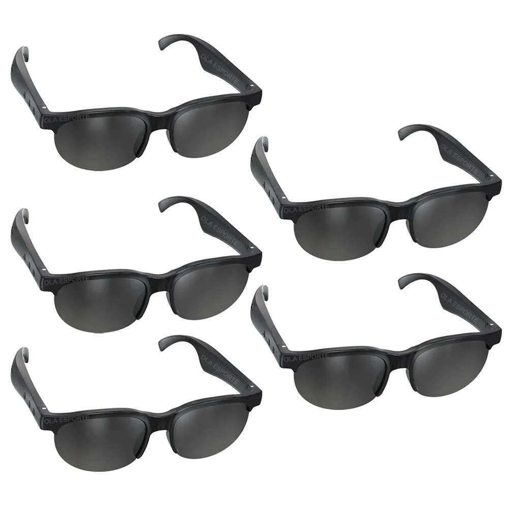 (5 Itens) Óculos Inteligentes Com Bluetooth, Função De Chamada, Fones De Ouvido Para Esportes Ao Ar Livre, Proteção Uv