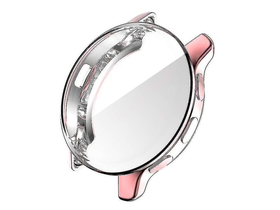 Yuru capa Protetora Anti risco para Garmin Venu 2 Plus Bumper de Tpu Flexível Rosa