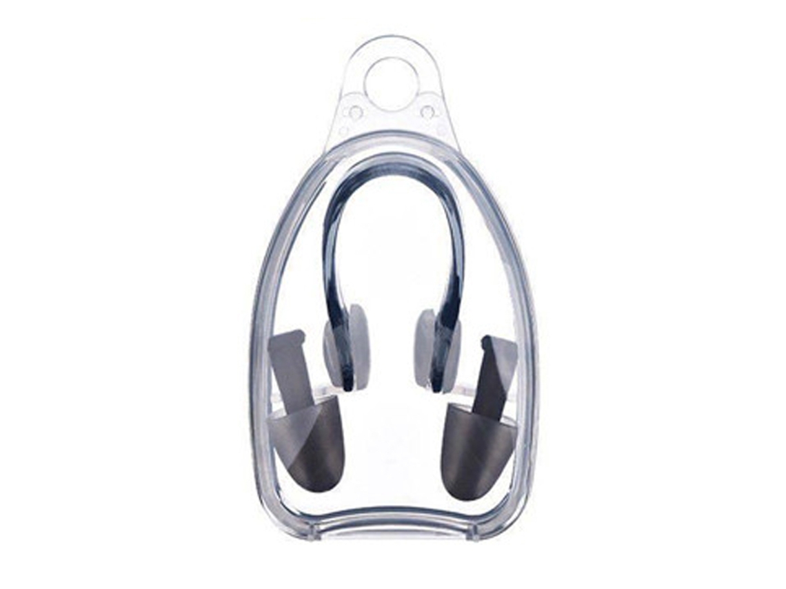 PINZAS nasais de silicone suave + 2 tampões de ouvido, set para esportes aquáticos, natação, adultos e crianças