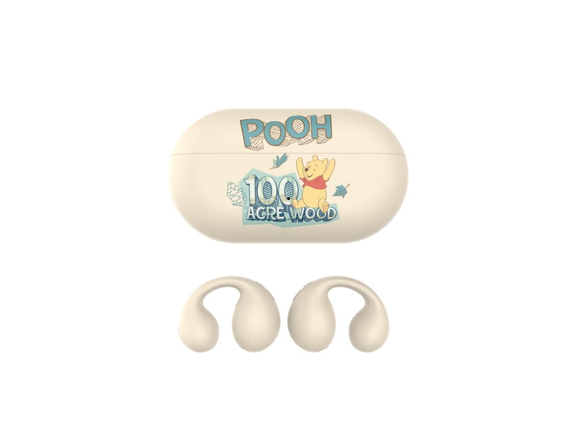 Auriculares Bluetooth True Wireless Mair Winnie The Pooh com Clipe de Condução Óssea