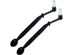 Escova de limpeza para moedor de café, ideal para dosagem, limpeza ou manutenção durante o preparo de café expresso.