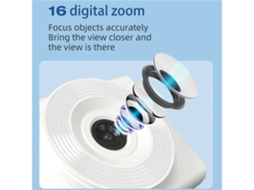 Câmera Digital 4k Hd Zoom 16x Câmera Ccd De Tela De 2.4 Polegadas Com Luz De Preenchimento Led Laranja Yemaesre