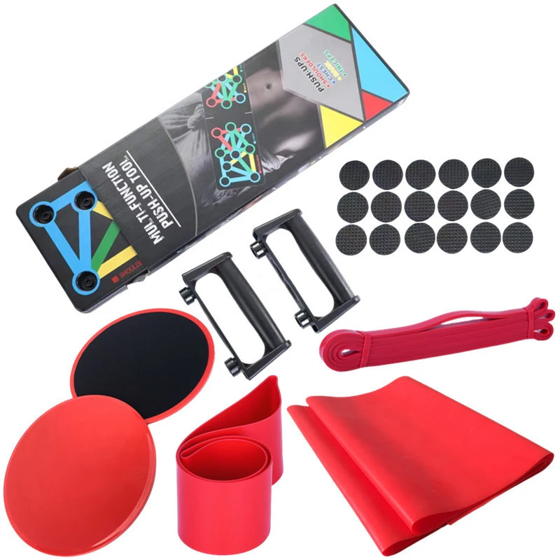 Prancha De Flexão Com Barra De Resistência Dobrável