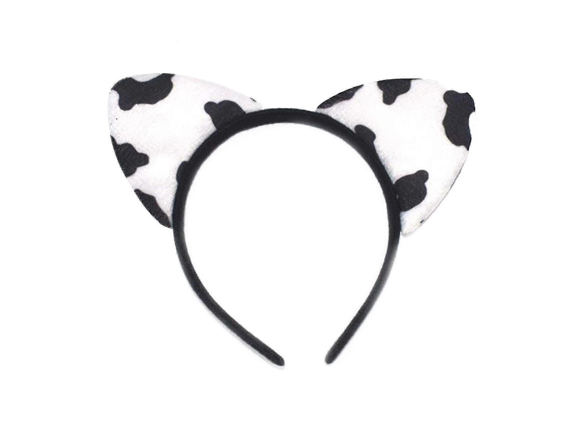 Leopardo Gato Orelha De Orelha De Vaca Tigre Imprimir Hairband Girl Acessórios De Cabelo Nostalgia88