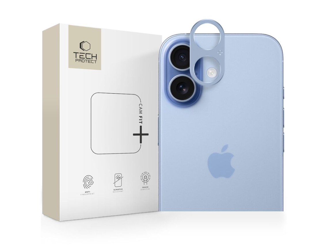 Capa De Câmera Tech-protect Camalloy Fit Para Iphone 17 - Proteção De Lente