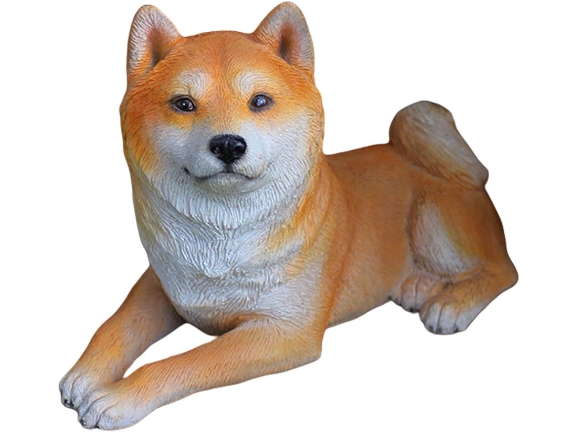 Estátua Decorativa De Cachorro, Escultura De Animal Simulado |