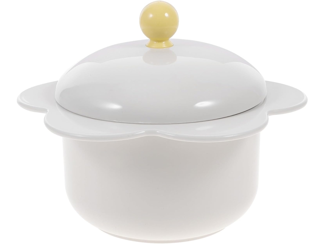 Tigela Compacta Para Ramen Inoomp Adultos Com Tampa, Em Aço Inoxidável E Pp, Leve E Fácil De Limpar, Ideal Para A
