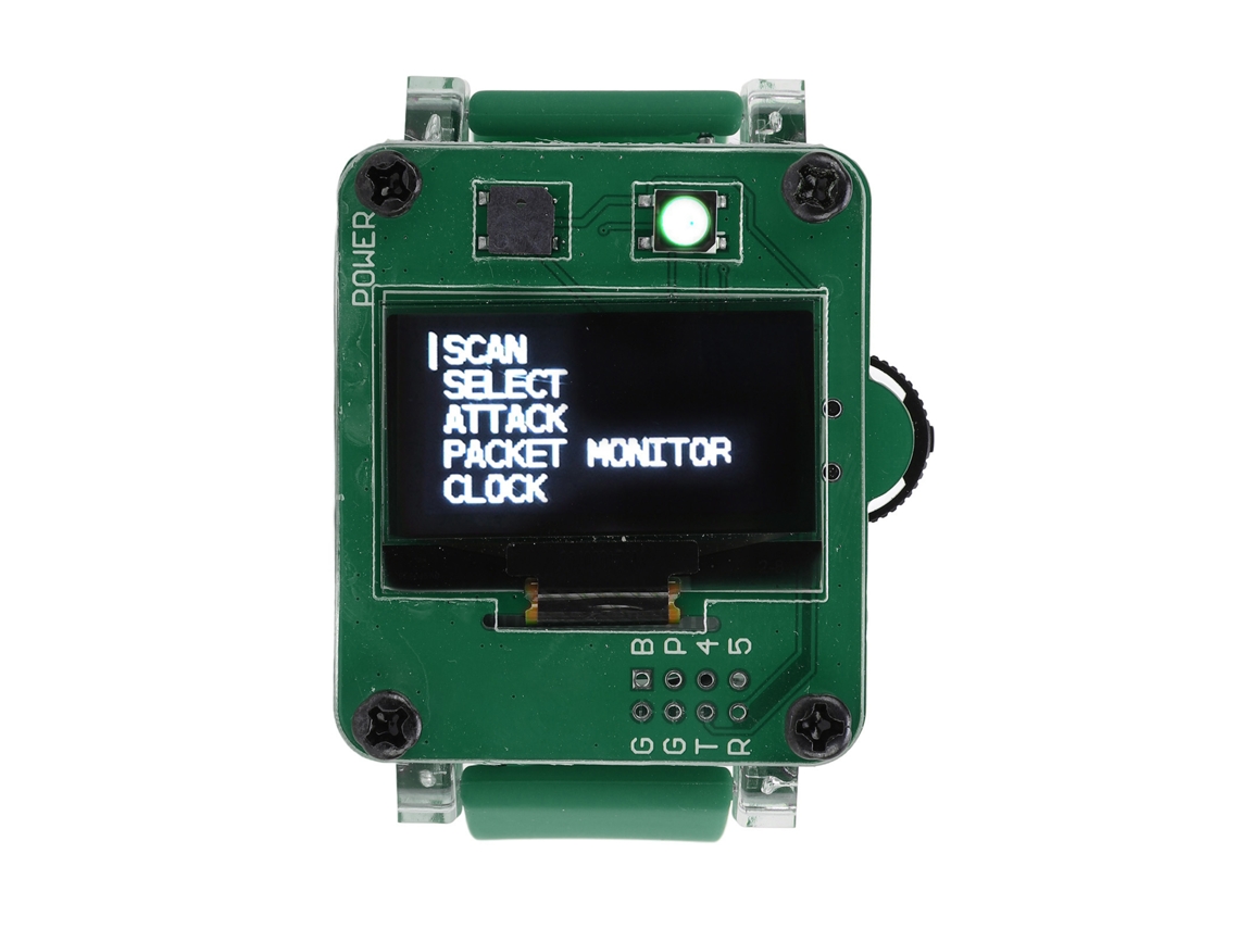 Relógio de Placa de Desenvolvimento Programável ESP8266 com Ecrã OLED 1.3 Polegadas para Teste de Wireless Fidelity