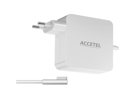 Carregador De Portátil Para Apple Macbook 18.5v 4.6a 85w Type L Accetel Pca 119 Branco