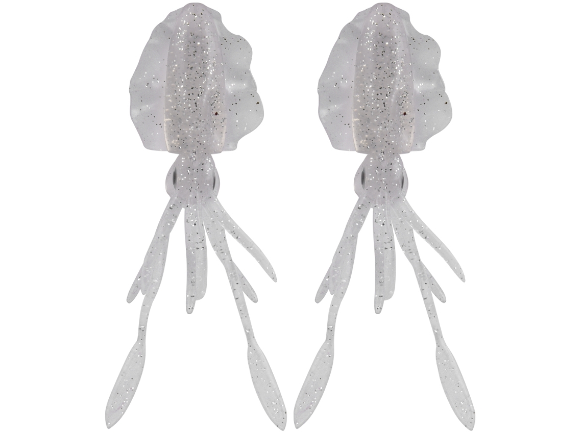 Lure For Boat Fishing Trolling Squid Octopus, Sea Fishing Boat Lure Trolling Squid Bait Octopus, Sold In Pairs, Large Size, Transparent Color