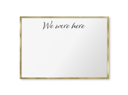 Quadro magnético de parede "We Were Here For The Bedroom" Espelharte (100x70 cm)