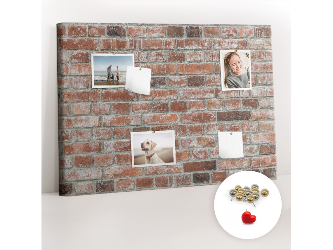 Painel De Cortiça Para Parede Muro De Concreto Para O Quarto Das Crianças Espelharte (70x100 Cm)