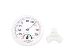 Termohigrômetro Th108 Branco de Alta Precisão para Medição de Temperatura e Umidade Doméstica