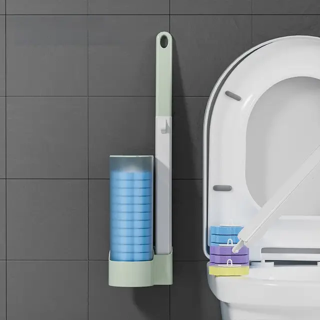 Escova Sanitária Descartável Dissolve, Ferramenta de Limpeza de Reposição, AQUAFORGE
