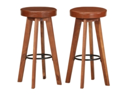 Bar Chair, Bar Chairs Vidaxl Marrom Madeira (n/a)
