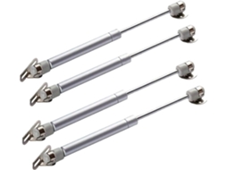 Conjunto De 4 Dobradiças Clássicas Com Mola A Gás Suporte Elevação 100n 22, 5lb, Amortecedores Hidráulicos De Metal E