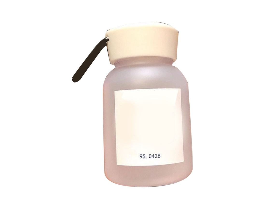Garrafa De Água De Grande Capacidade 600ml Plástica Leve Estilosa Para Esportes Viagens Casa