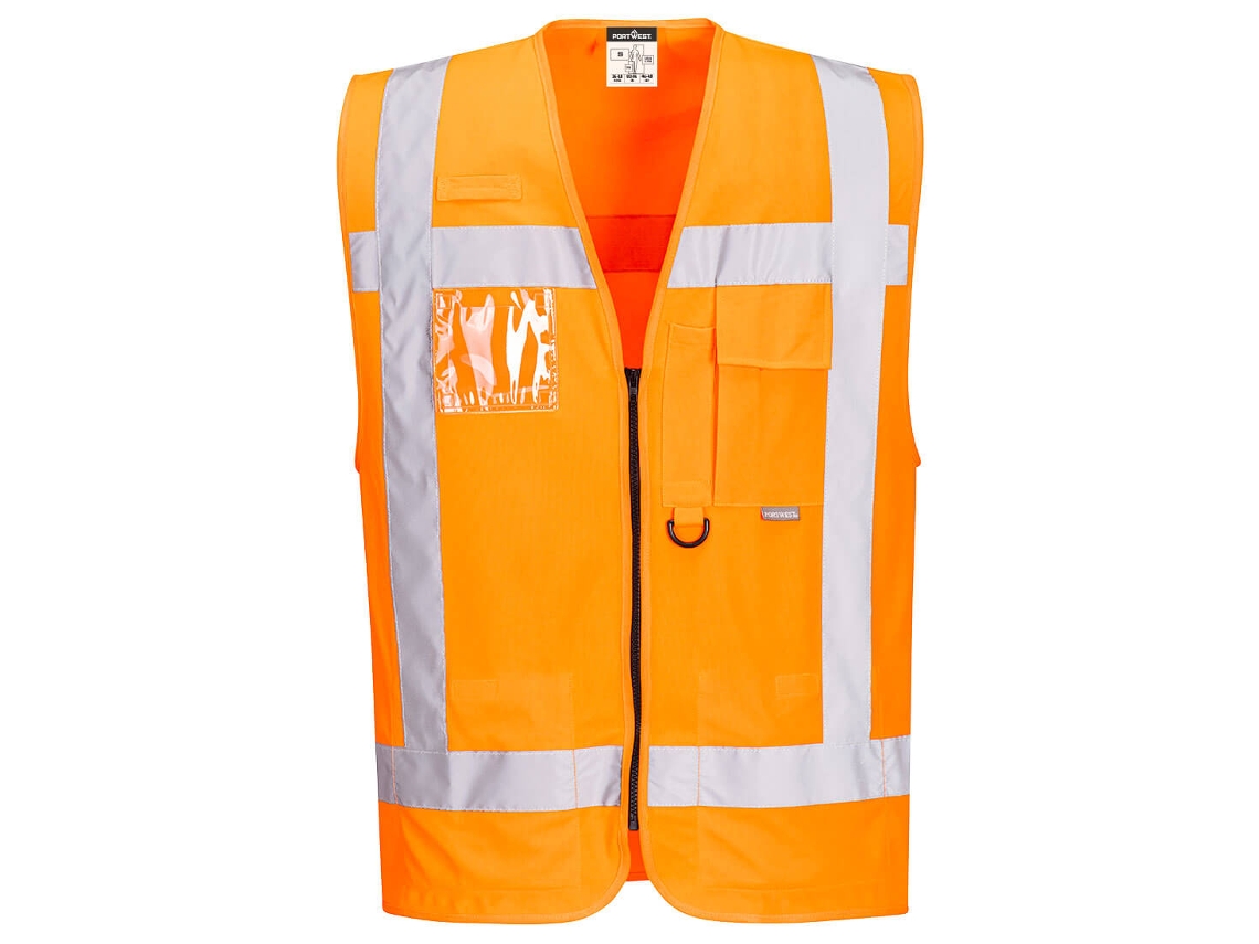 Colete Rws Prático E Leve Para Todas As Ocasiões / Laranja / L Portwest