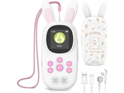 Music Player com Bluetooth, MP3, Rádio FM, Pedômetro, até 128 GB, YANYXR