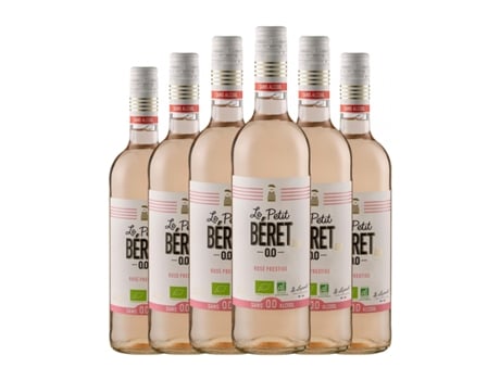 Vinho rosé LE PETIT BÉRET Prestige Rosé Sem Álcool (0.75 L - 6 Unidades)