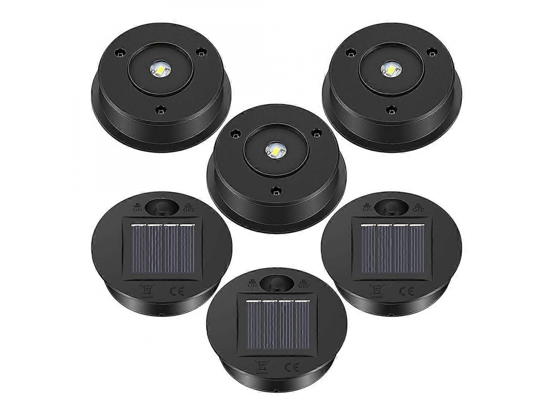 Kit com 6 Luminárias Solares AQUAFORGE Suspensas com 7 Lúmens