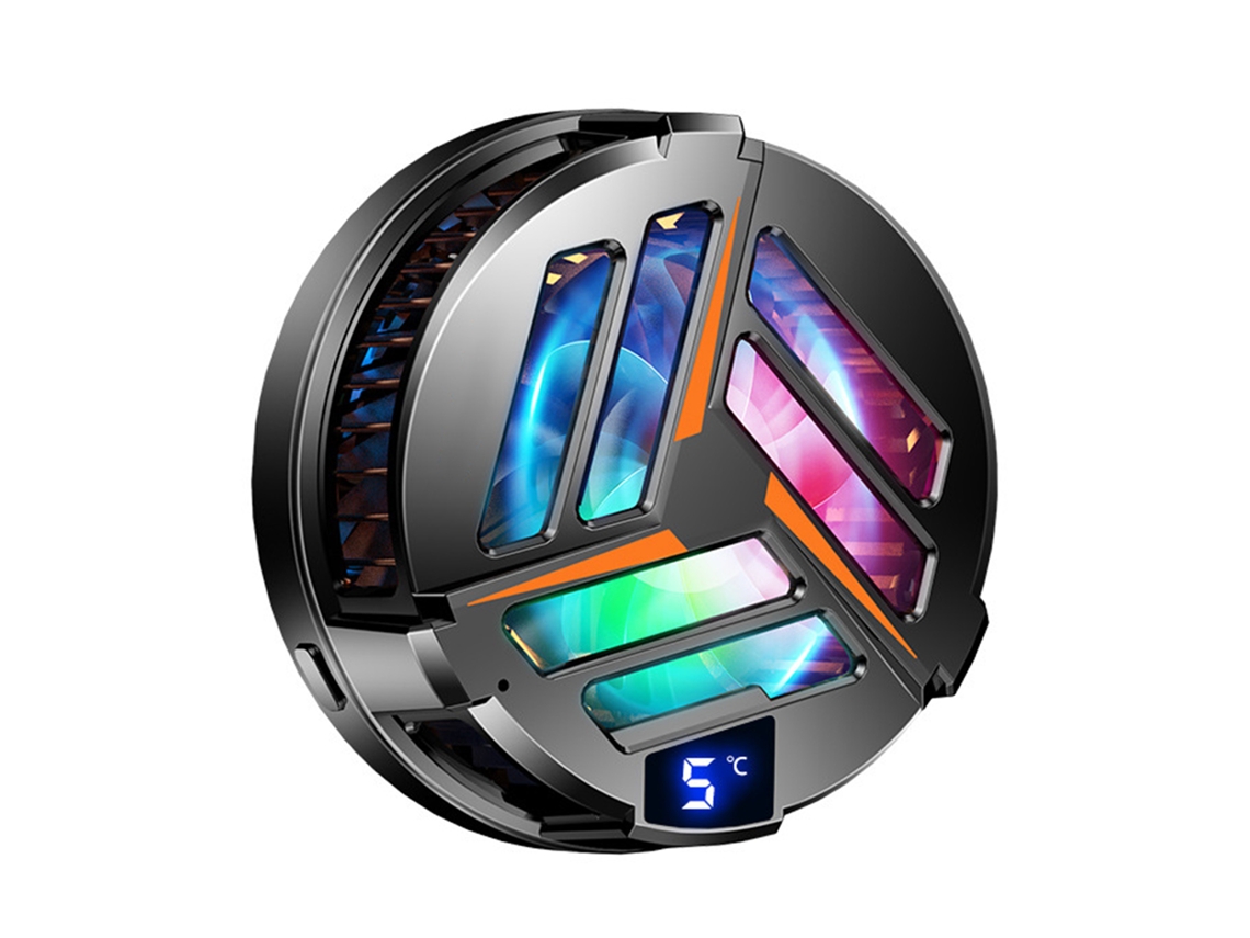 Aetheria resfriador Magnético para Celular Semicondutor Cooler Ventilador com Display Digital para Jogos e Live Streaming
