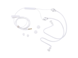 Fone De Ouvido Com Microfone Anti Radiação E Tubo Acústico 3.5mm