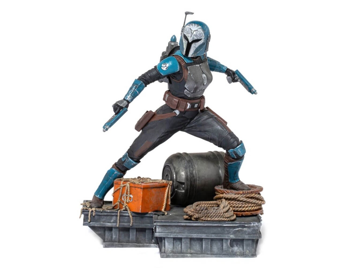 Figura Quantum Mechanix The Mandalorian Bo-Katan 1:10 Escala Estátua STAR WARS