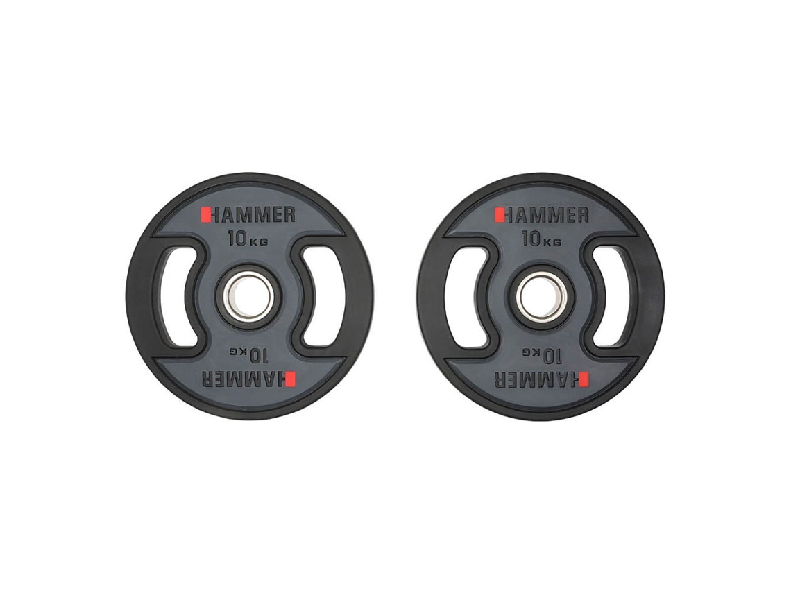 Disco Olímpico 10Kg 2 Unidades Prateado 10 kgfinnlo