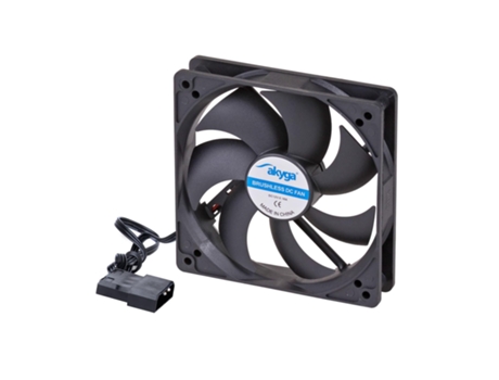 Akyga System Fan 12 Cm Black Aw-12a-Bk Molex 120x.