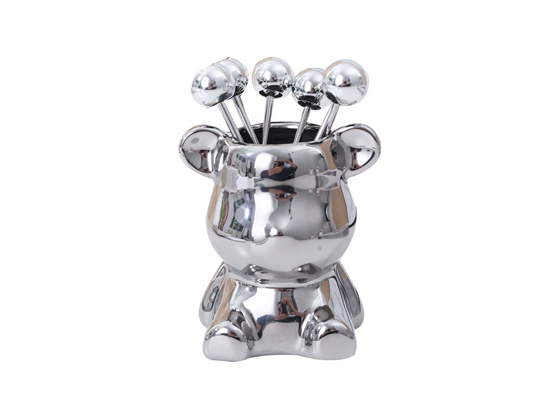 Jar Porta garfos Frutas Animal Cute LAXISCREED