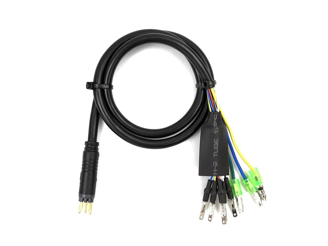 Cabo adaptador Mali para conversão de bicicleta elétrica com conector Hall.