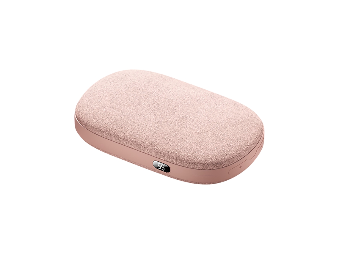 Carregador Portátil LAXISCREED 10000mah Rosa Pêssego Usb 2 em 1