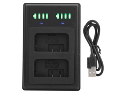 Charging Seat Double Fast Charge Hub Micro Typec Lcd Display For Enel25 Camera Battery LAXISCREED