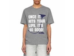 Rockinstone Old School Movie Once It Hits Heather Graphite Adult T-shirt Size:l